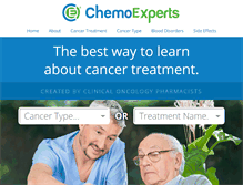 Tablet Screenshot of chemoexperts.com